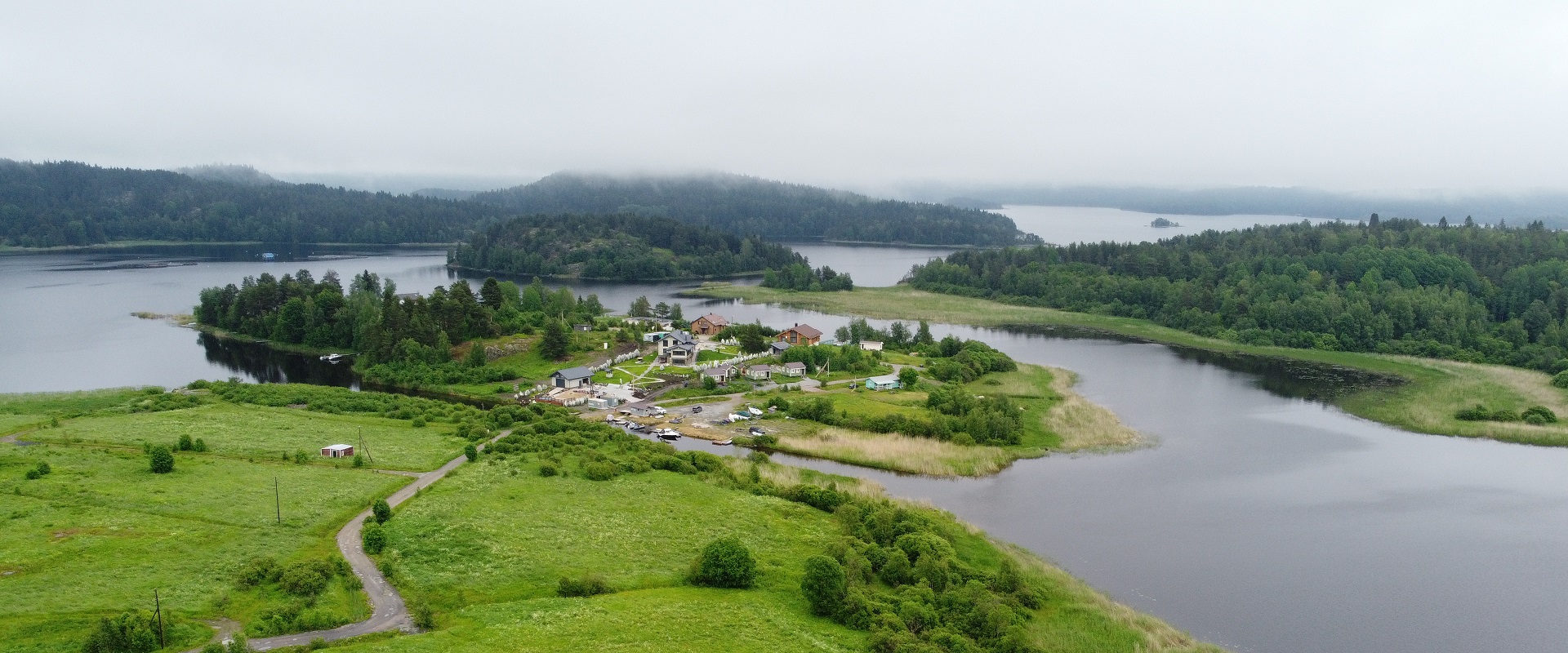 База отдыха на острове